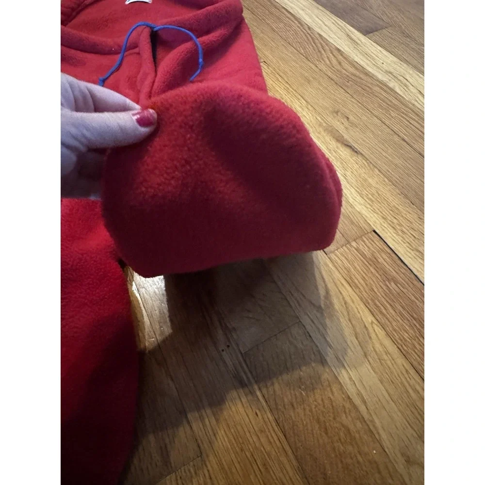 Vintage LL Bean Baby Bag Red Sleeping Sack Newborn Size‎ Polar Plus zip USA Made